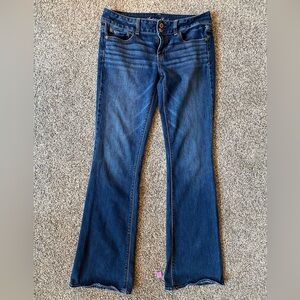 American Eagle blue jeans. Artist style. Size 10 X-Long
